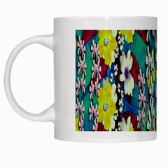 Where The Fairies Dance In Winter Times White Mugs by pepitasart