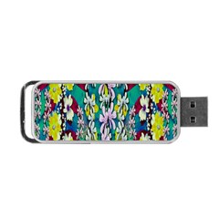 Where The Fairies Dance In Winter Times Portable Usb Flash (one Side) by pepitasart