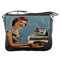 Black Widow Iii - Messenger Bag by RetroCrazy