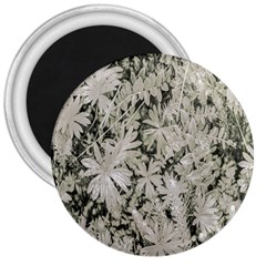 Pale Tropical Floral Print Pattern 3  Magnets by dflcprintsclothing