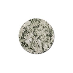 Pale Tropical Floral Print Pattern Golf Ball Marker (4 Pack) by dflcprintsclothing