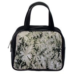 Pale Tropical Floral Print Pattern Classic Handbag (one Side) by dflcprintsclothing