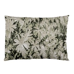 Pale Tropical Floral Print Pattern Pillow Case