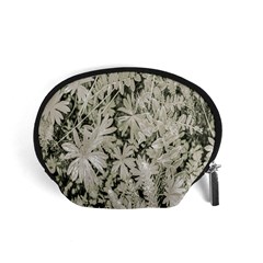 Pale Tropical Floral Print Pattern Accessory Pouch (small) by dflcprintsclothing