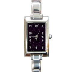 Pink Stars Rectangle Italian Charm Watch by Dazzleway