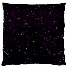 Pink Stars Large Flano Cushion Case (one Side) by Dazzleway