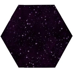 Pink Stars Wooden Puzzle Hexagon by Dazzleway