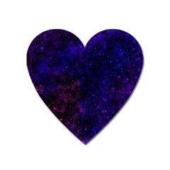 Blue,pink,red And Purple Galaxy Heart Magnet by Dazzleway