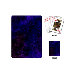 Blue,pink,red And Purple Galaxy Playing Cards Single Design (mini) by Dazzleway