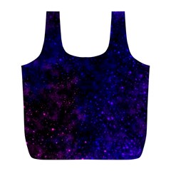 Blue,pink,red And Purple Galaxy Full Print Recycle Bag (l) by Dazzleway