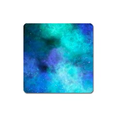 Blue Galaxy Square Magnet by Dazzleway