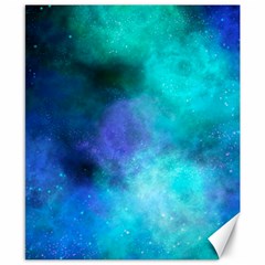 Blue Galaxy Canvas 8  X 10  by Dazzleway