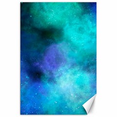 Blue Galaxy Canvas 20  X 30  by Dazzleway