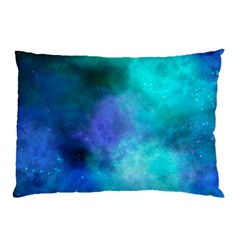 Blue Galaxy Pillow Case by Dazzleway