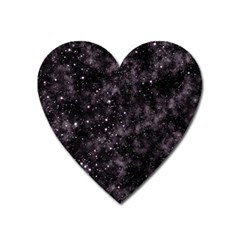 Pink Gray Galaxy Heart Magnet by Dazzleway