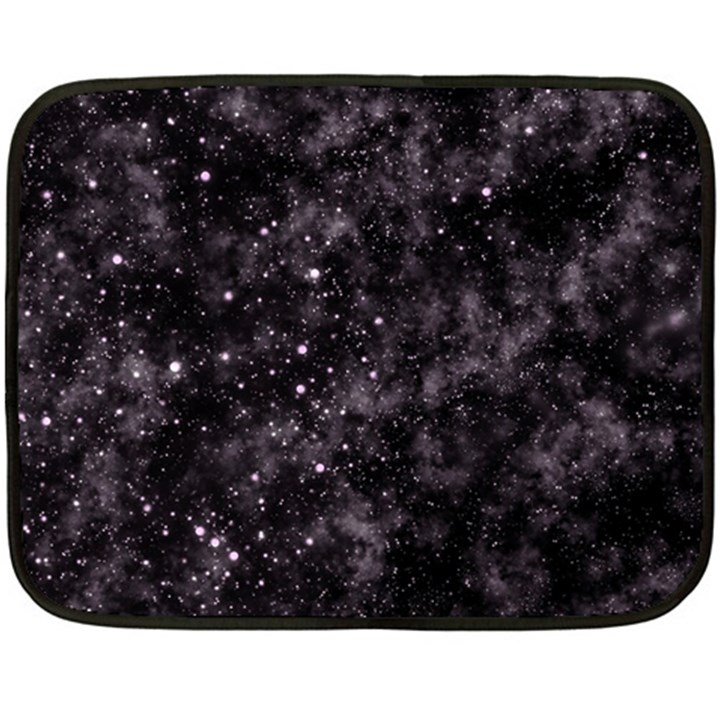 Pink gray Galaxy Double Sided Fleece Blanket (Mini) 