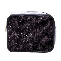 Pink Gray Galaxy Mini Toiletries Bag (one Side) by Dazzleway