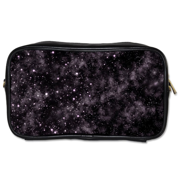 Pink gray Galaxy Toiletries Bag (Two Sides)