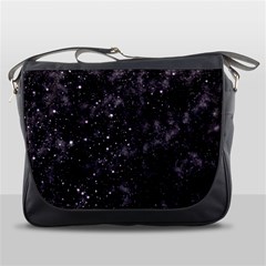 Pink Gray Galaxy Messenger Bag by Dazzleway