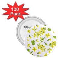 Yellow Flowers 1 75  Buttons (100 Pack)  by designsbymallika