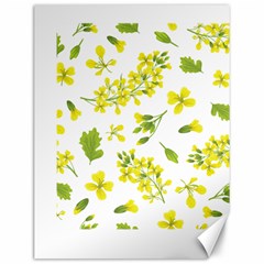 Yellow Flowers Canvas 12  X 16  by designsbymallika