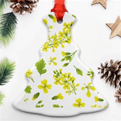 Yellow Flowers Ornament (christmas Tree)  by designsbymallika