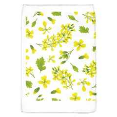 Yellow Flowers Removable Flap Cover (l) by designsbymallika