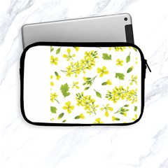 Yellow Flowers Apple Ipad Mini Zipper Cases by designsbymallika