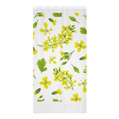 Yellow Flowers Shower Curtain 36  X 72  (stall)  by designsbymallika