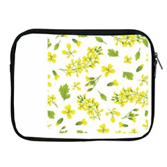 Yellow Flowers Apple Ipad 2/3/4 Zipper Cases by designsbymallika