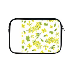 Yellow Flowers Apple Ipad Mini Zipper Cases by designsbymallika