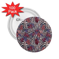 Zebra Chain Pattern 2 25  Buttons (100 Pack)  by designsbymallika