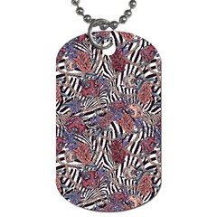 Zebra Chain Pattern Dog Tag (one Side) by designsbymallika