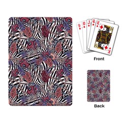 Zebra Chain Pattern Playing Cards Single Design (rectangle) by designsbymallika