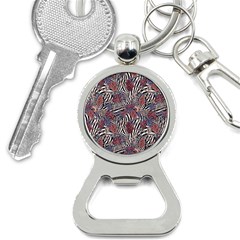 Zebra Chain Pattern Bottle Opener Key Chain by designsbymallika