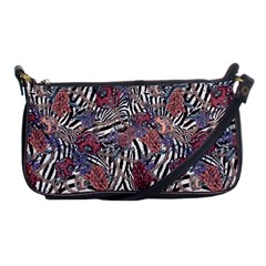 Zebra Chain Pattern Shoulder Clutch Bag by designsbymallika