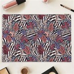 Zebra Chain Pattern Cosmetic Bag (XXL) Back