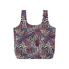 Zebra Chain Pattern Full Print Recycle Bag (s) by designsbymallika