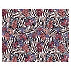 Zebra Chain Pattern Double Sided Flano Blanket (medium)  by designsbymallika