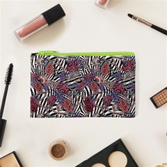 Zebra Chain Pattern Cosmetic Bag (xs) by designsbymallika