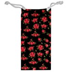 Red Roses Jewelry Bag Back