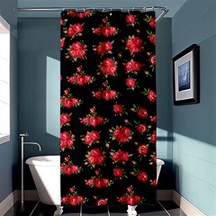 Red Roses Shower Curtain 36  X 72  (stall)  by designsbymallika