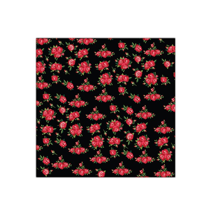 Red Roses Satin Bandana Scarf