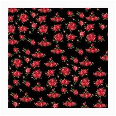 Red Roses Medium Glasses Cloth by designsbymallika