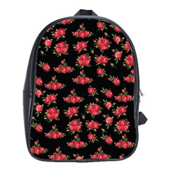 Red Roses School Bag (large) by designsbymallika