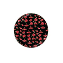 Red Roses Hat Clip Ball Marker (10 Pack) by designsbymallika