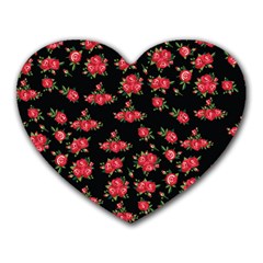 Red Roses Heart Mousepads by designsbymallika