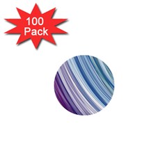 Rainbow Stripes 1  Mini Buttons (100 Pack)  by Dazzleway