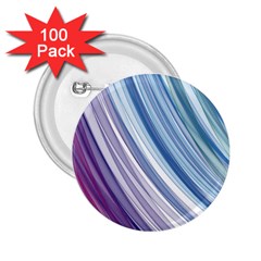 Rainbow Stripes 2 25  Buttons (100 Pack)  by Dazzleway