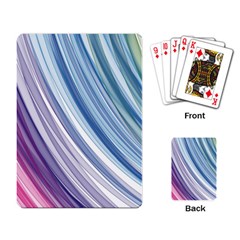 Rainbow Stripes Playing Cards Single Design (rectangle) by Dazzleway